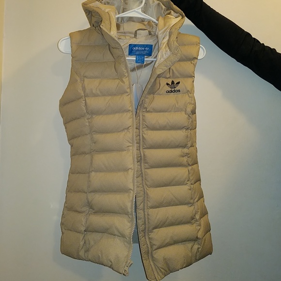 adidas puffer vest womens